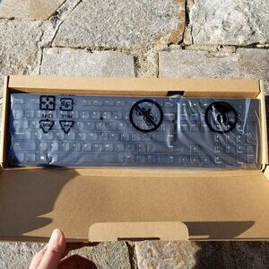 NEW Dell Computer Laptop Keyboard Black USB Cable